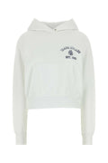 Prada Logo-Embroidered Cotton Sweatshirt — White