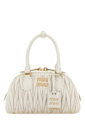Miu Miu Arcadie Top Handle Bag — White
