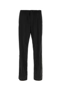 Ferragamo Wool Blend Trousers — Black