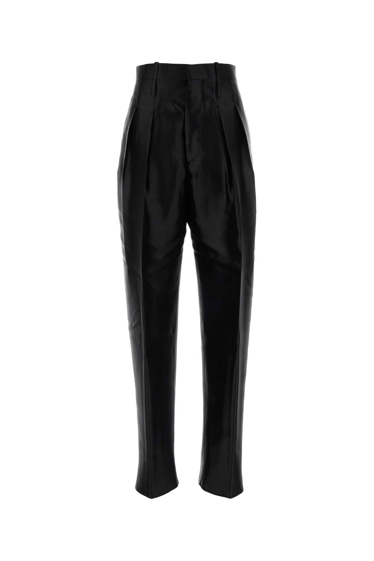 Bottega Veneta Taffeta Trousers — Black