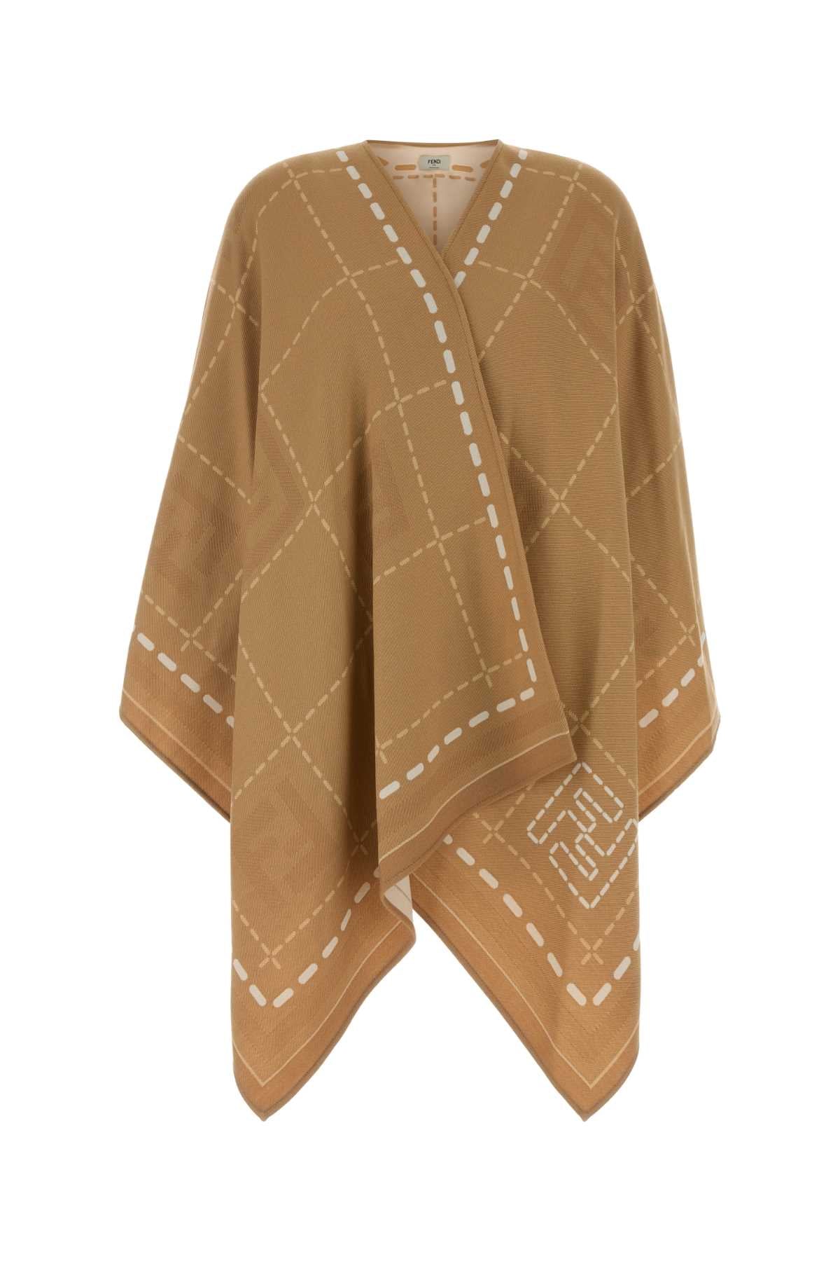 Fendi Macro Cape — Beige