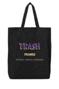 Needles Logo-Embroidered Denim Tote Bag — Black