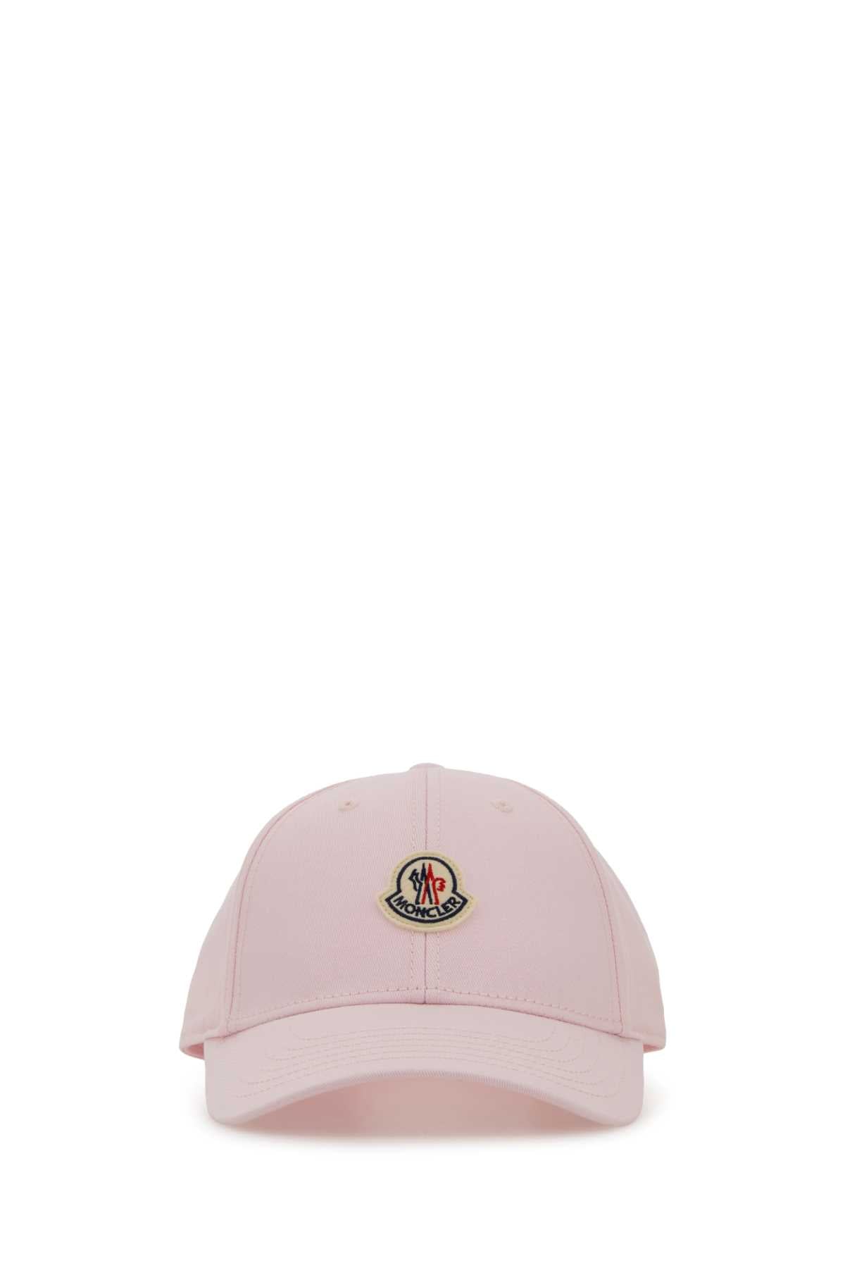 Moncler BASEBALL Cotton Baseball Cap — Pink