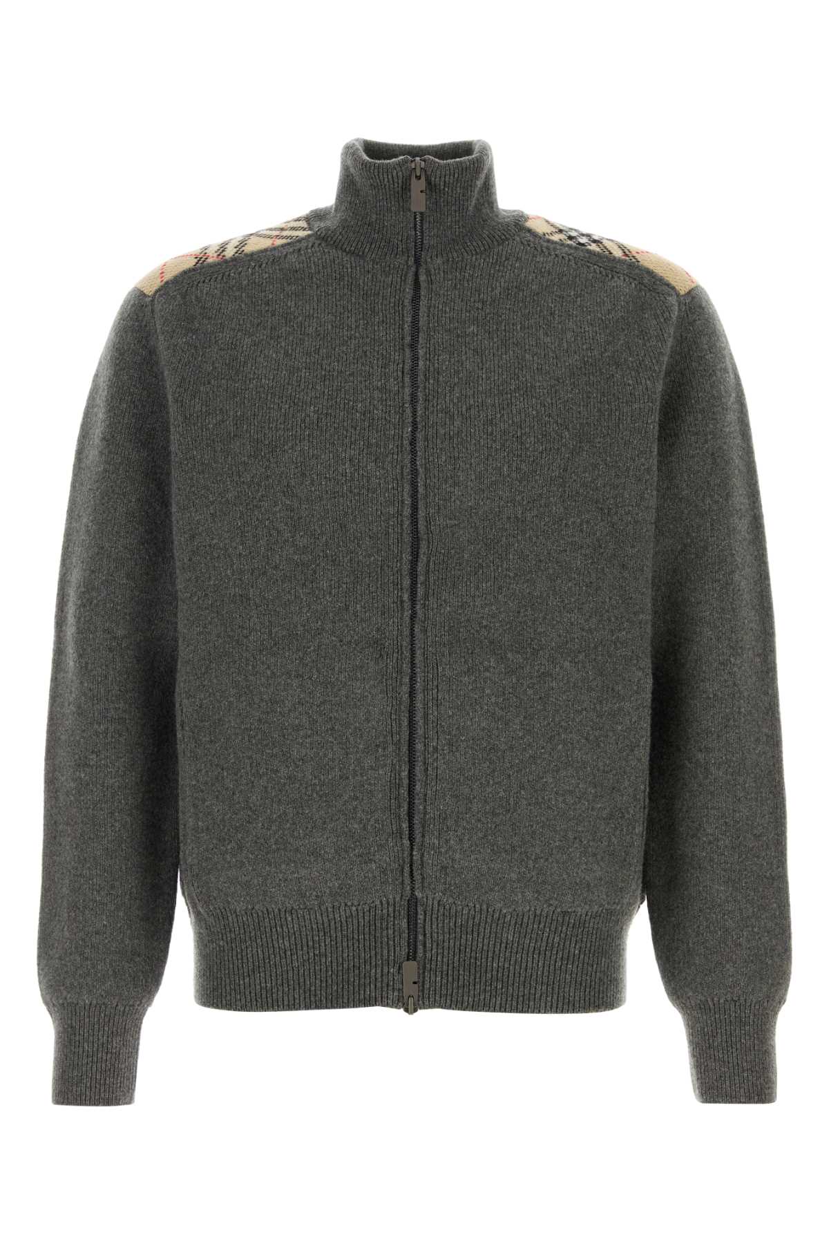 Burberry Heritage Cardigan — Gray