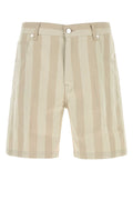 Fendi Regular Bermuda Shorts — Beige