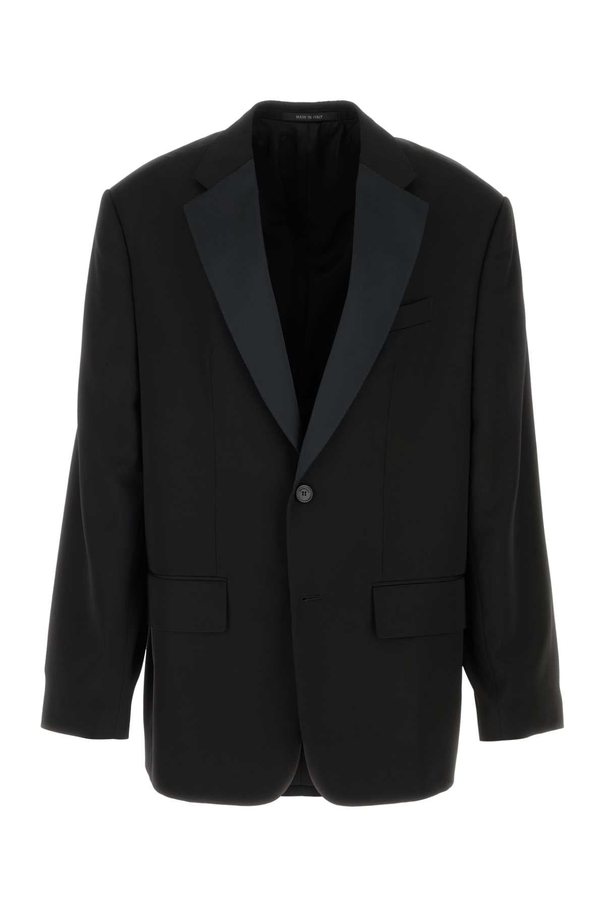 Balenciaga Tuxedo Blazer — Black