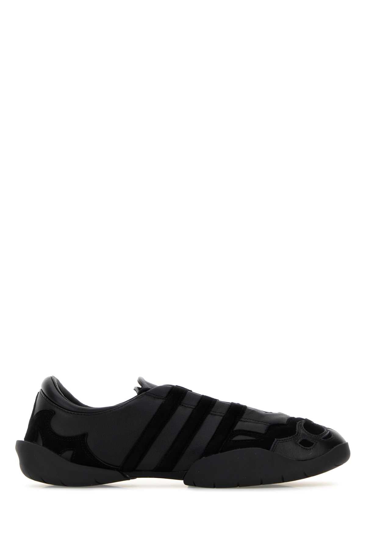 Y3 Yamamoto Leather Sneaker — Black