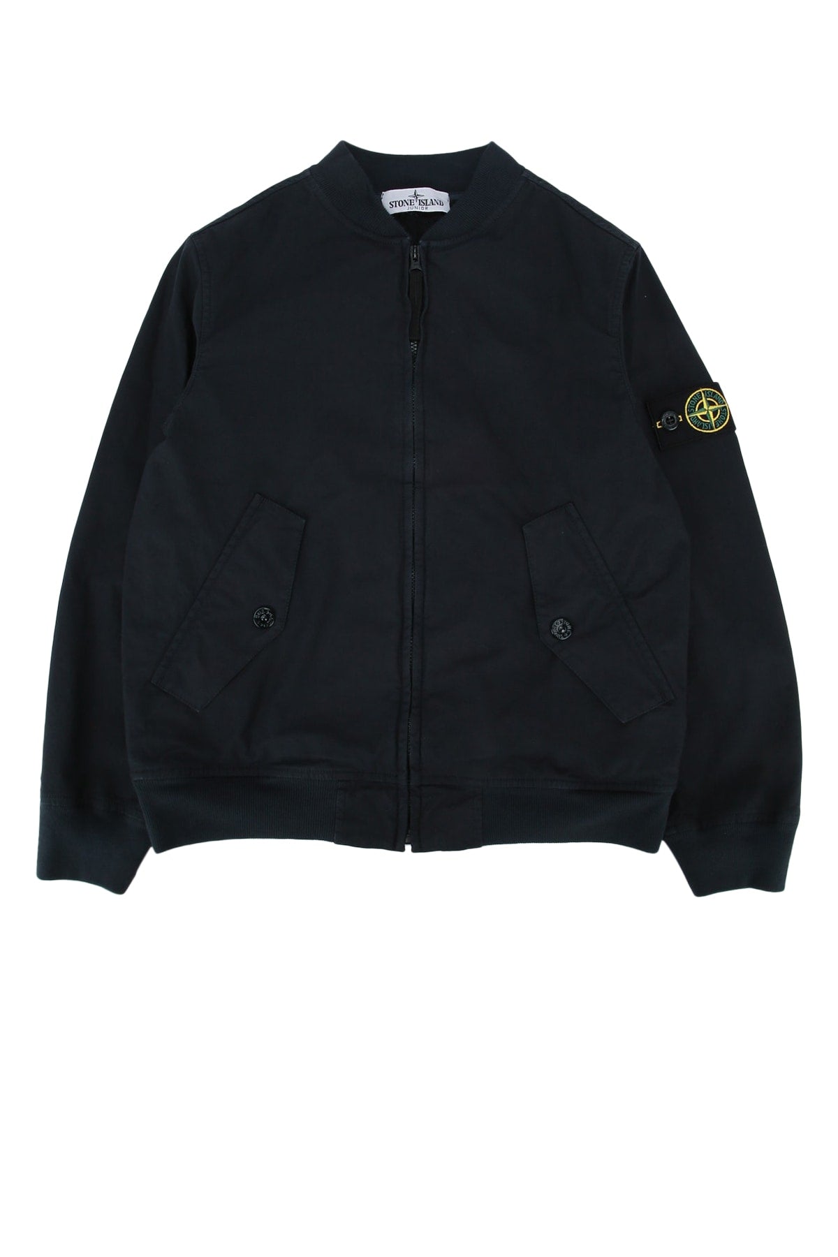 Stone Island Kids Cotton-Elastan Capo Jacket — Navy