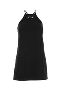 Diesel Stretch Twill Mini Dress — Black