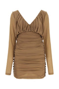 Saint Laurent Abiti Dress — Camel