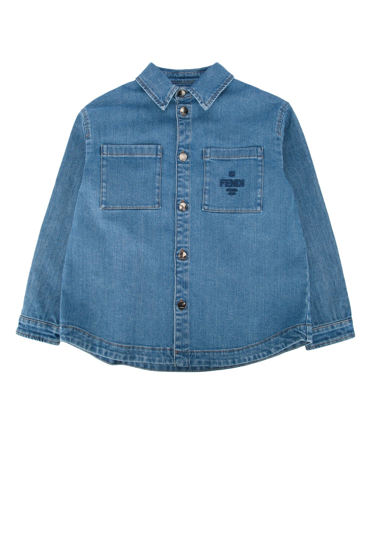 Fendi Kids Jacket Jacket — Blue