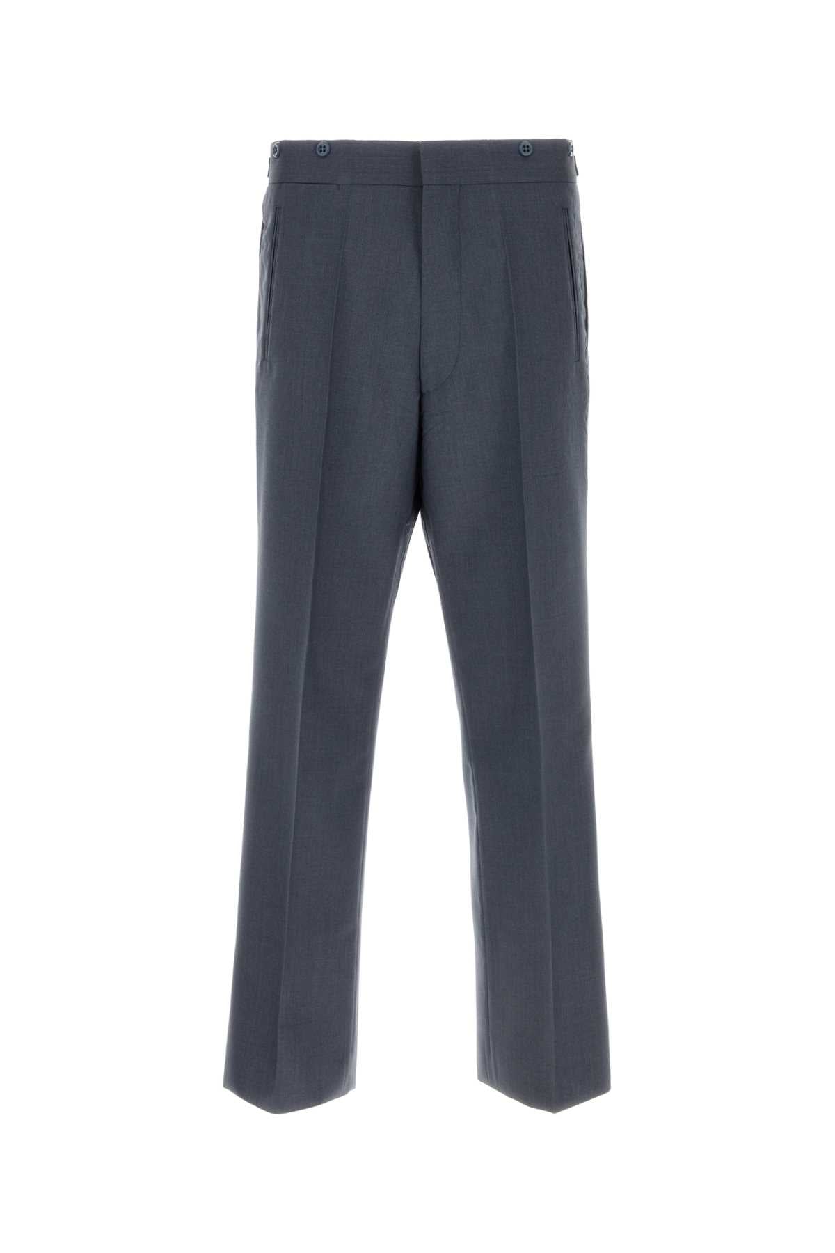 Prada Mohair Trousers — Gray
