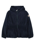 Moncler Jr Liriope Down Jacket — Navy