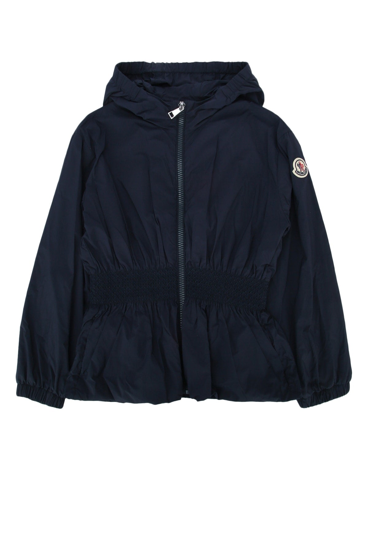 Moncler Jr Liriope Down Jacket — Navy