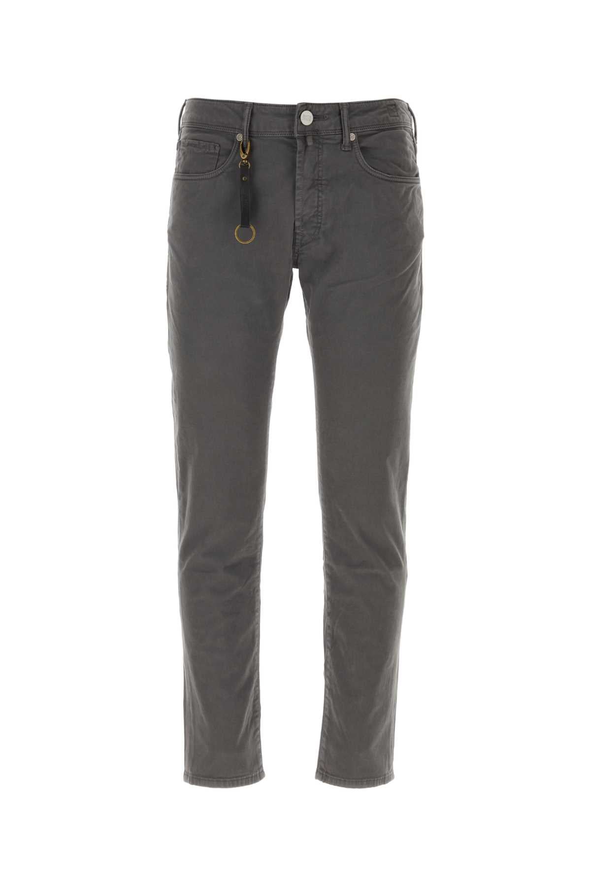 Incotex Stretch Cotton Trousers — Gray