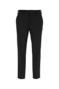 Prada Stretch Recycled Polyester Trousers — Black