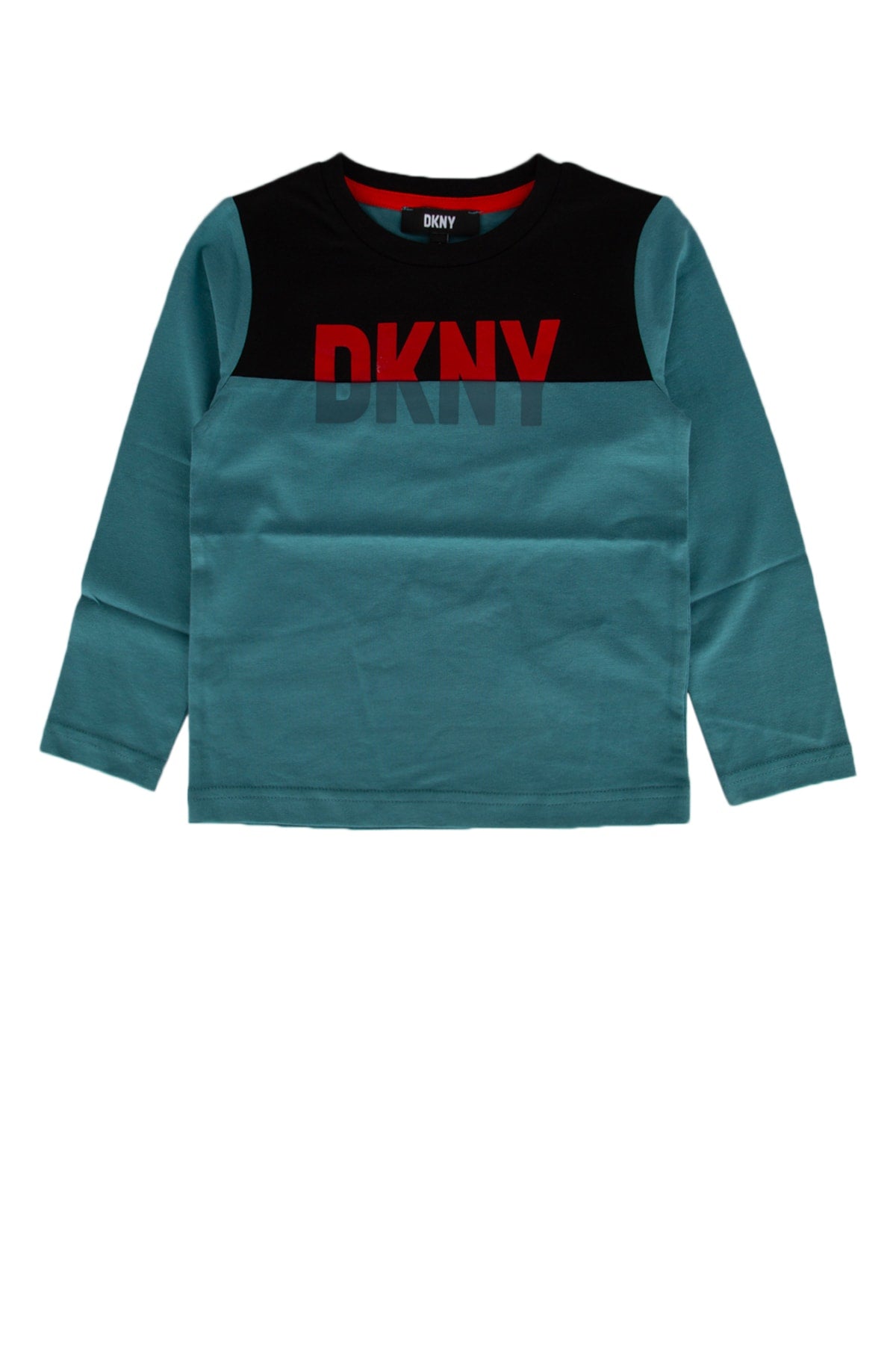 Dkny Junior Logo-Print T-Shirt — Turquoise