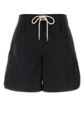 Prada Nylon Bermuda Shorts — Black
