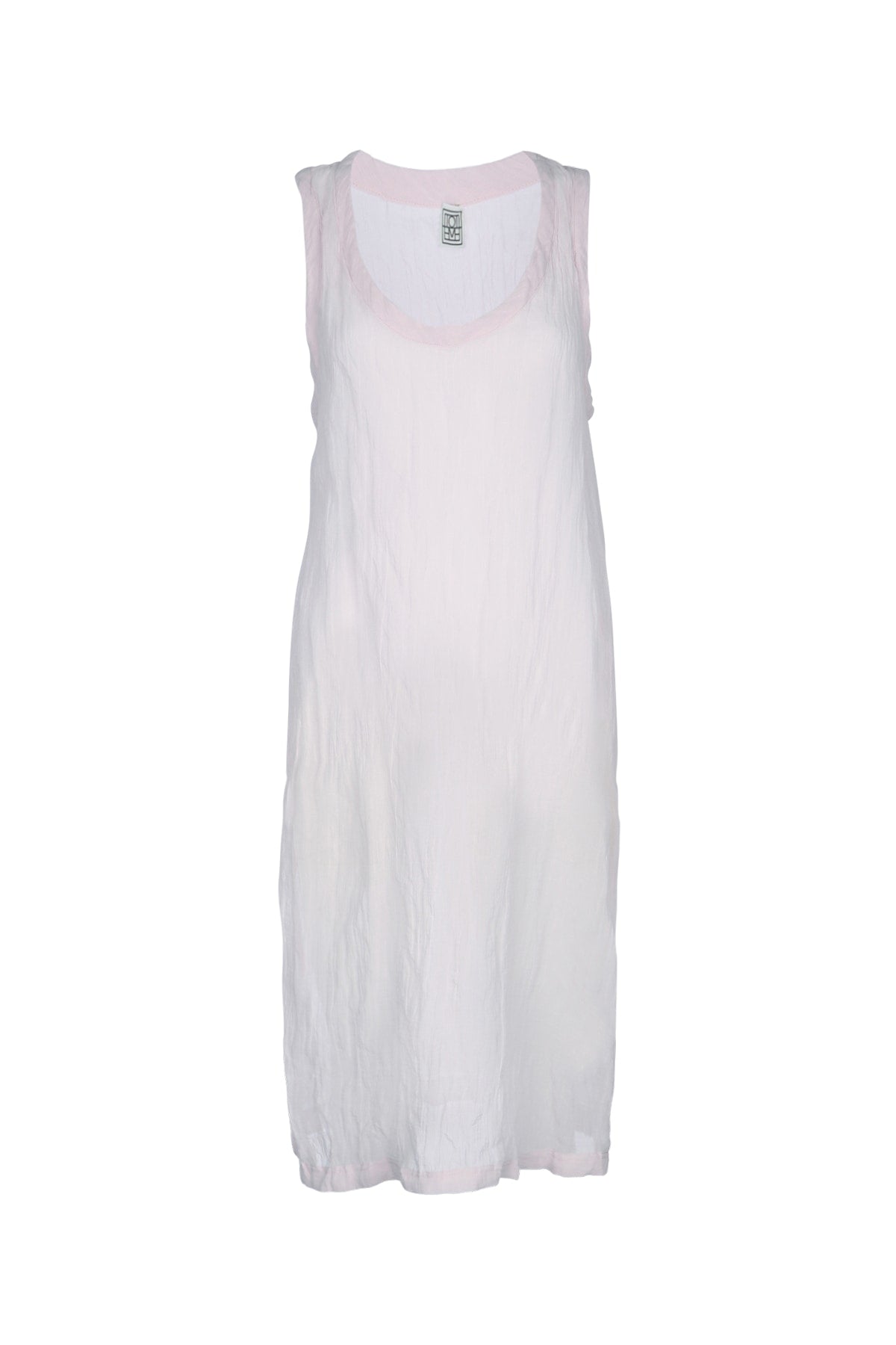 Toteme Gauze Tank Dress — White