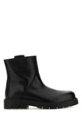 Bottega Veneta Intreccio Ankle Boot — Black