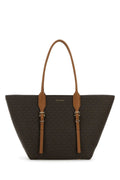 Michael By Michael Kors Buckle Tote Bag — Brown