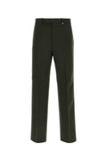 Burberry Wool Trousers — Green