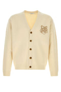Maison Kitsune Head Cardigan — Beige