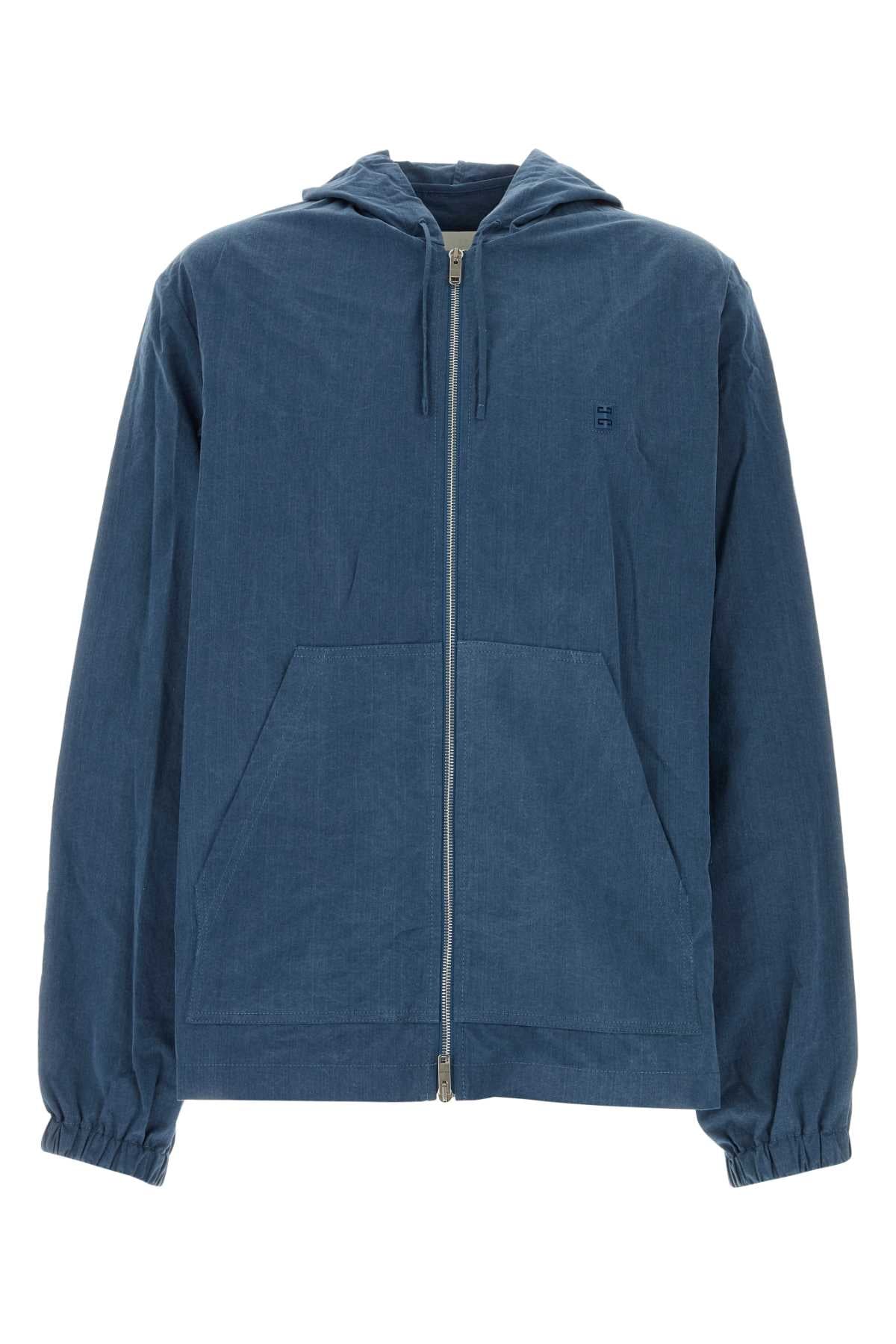 Givenchy Hoodie Jacket — Blue