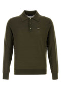 Prada Virgin Wool Polo Shirt — Green