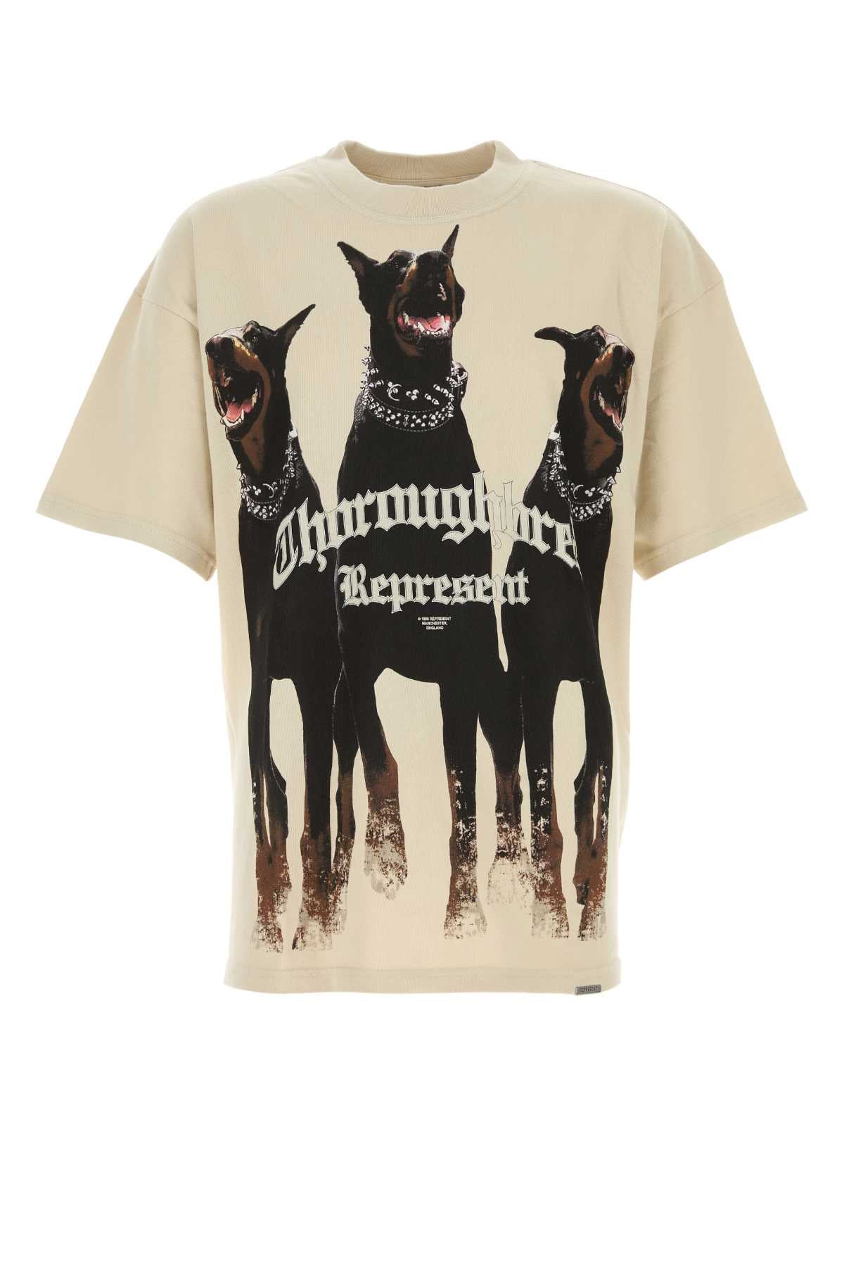 Represent T-Shirt — Beige