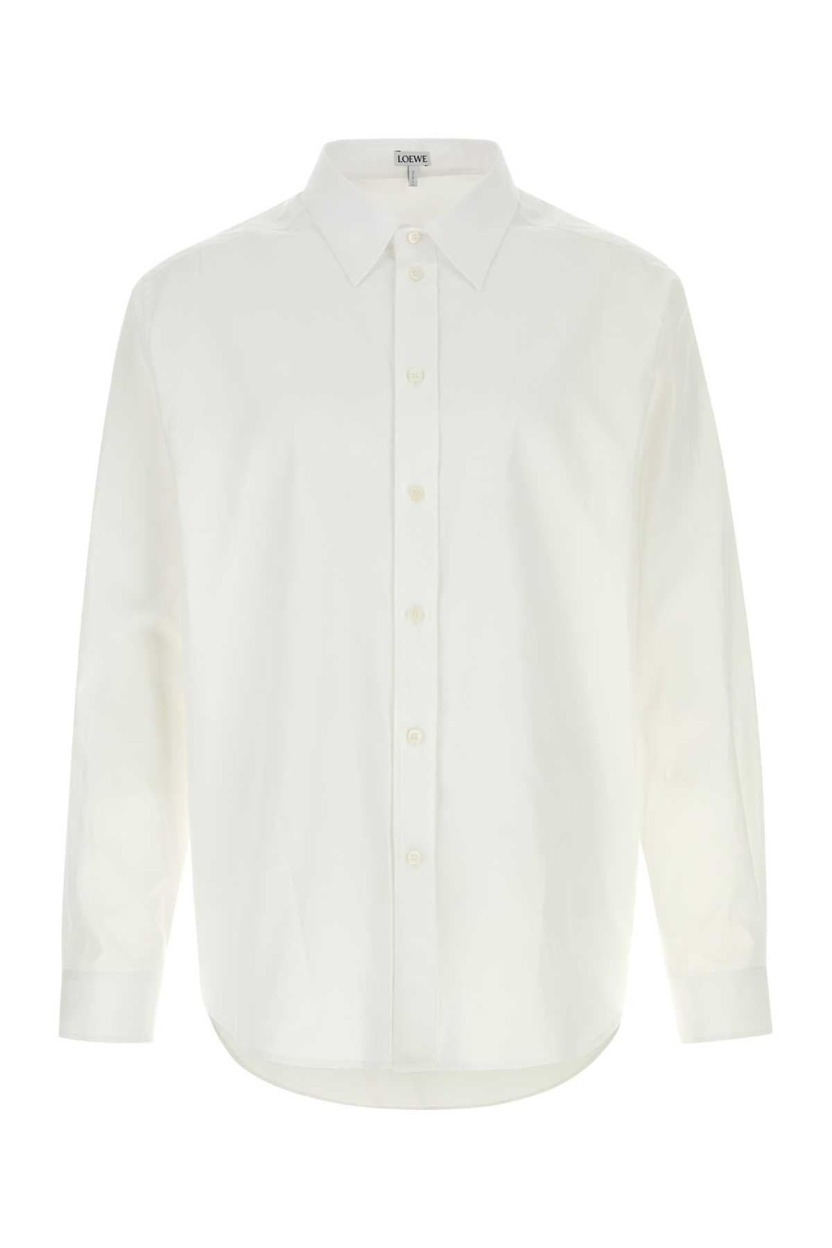Loewe Poplin Shirt — White