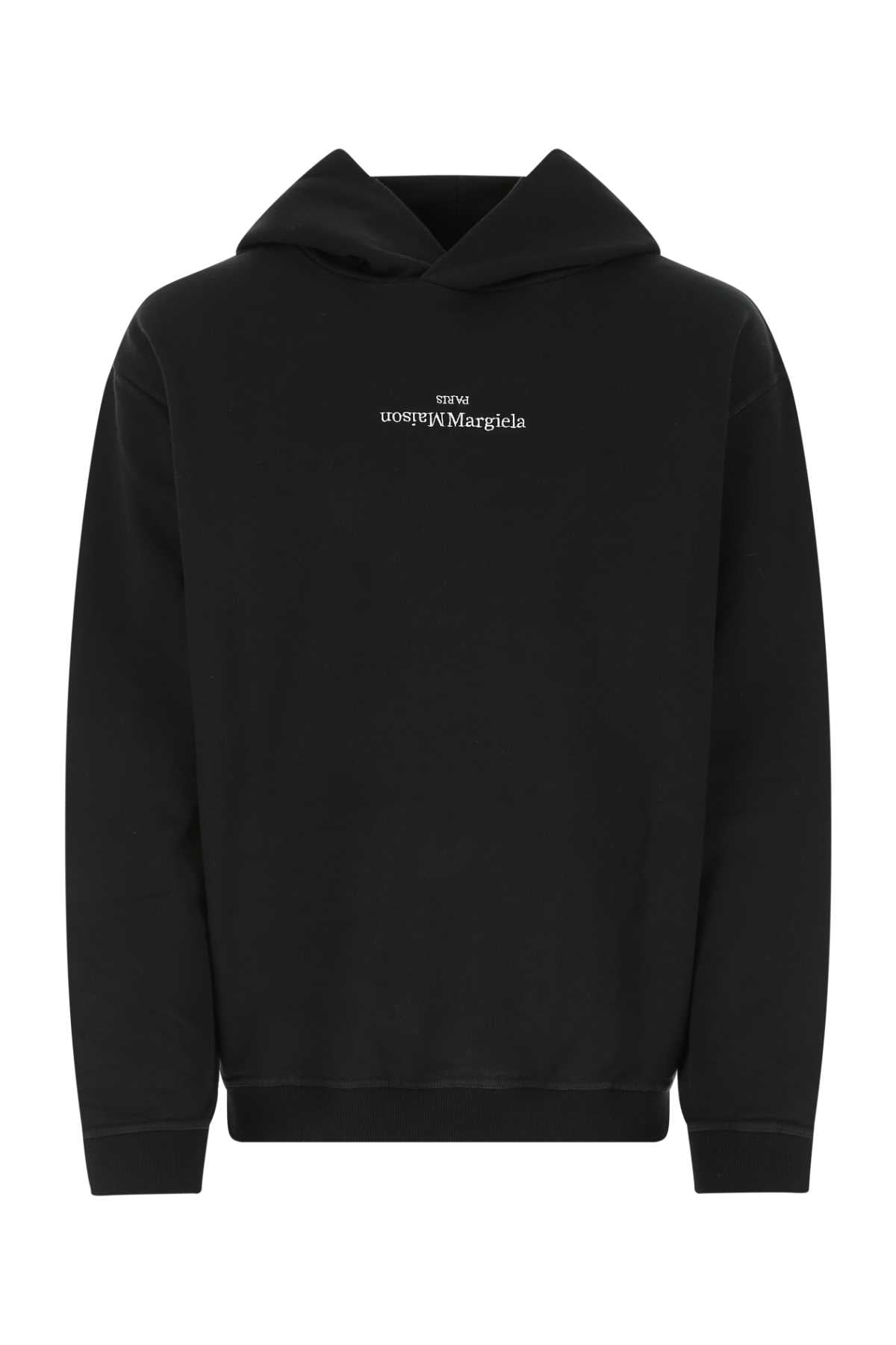 Maison Margiela Oversize Cotton Sweatshirt — Black