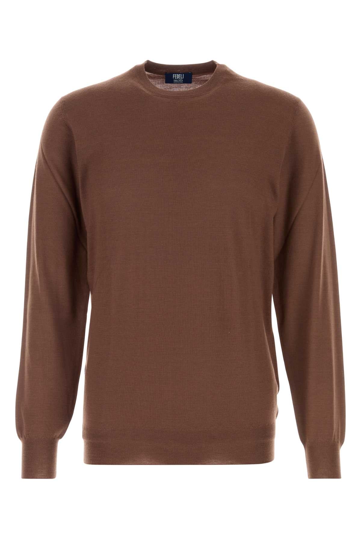 Fedeli Sweater — Brown