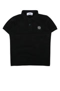 Stone Island Kids Polo Polo — Black