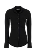 Jil Sander Jersey Shirt — Black