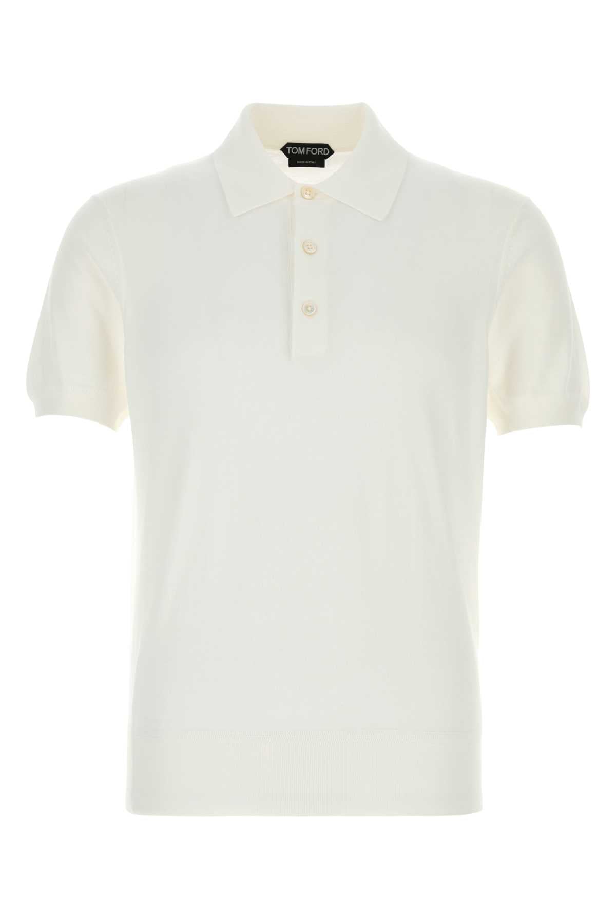 Tom Ford Cotton Polo Shirt — White