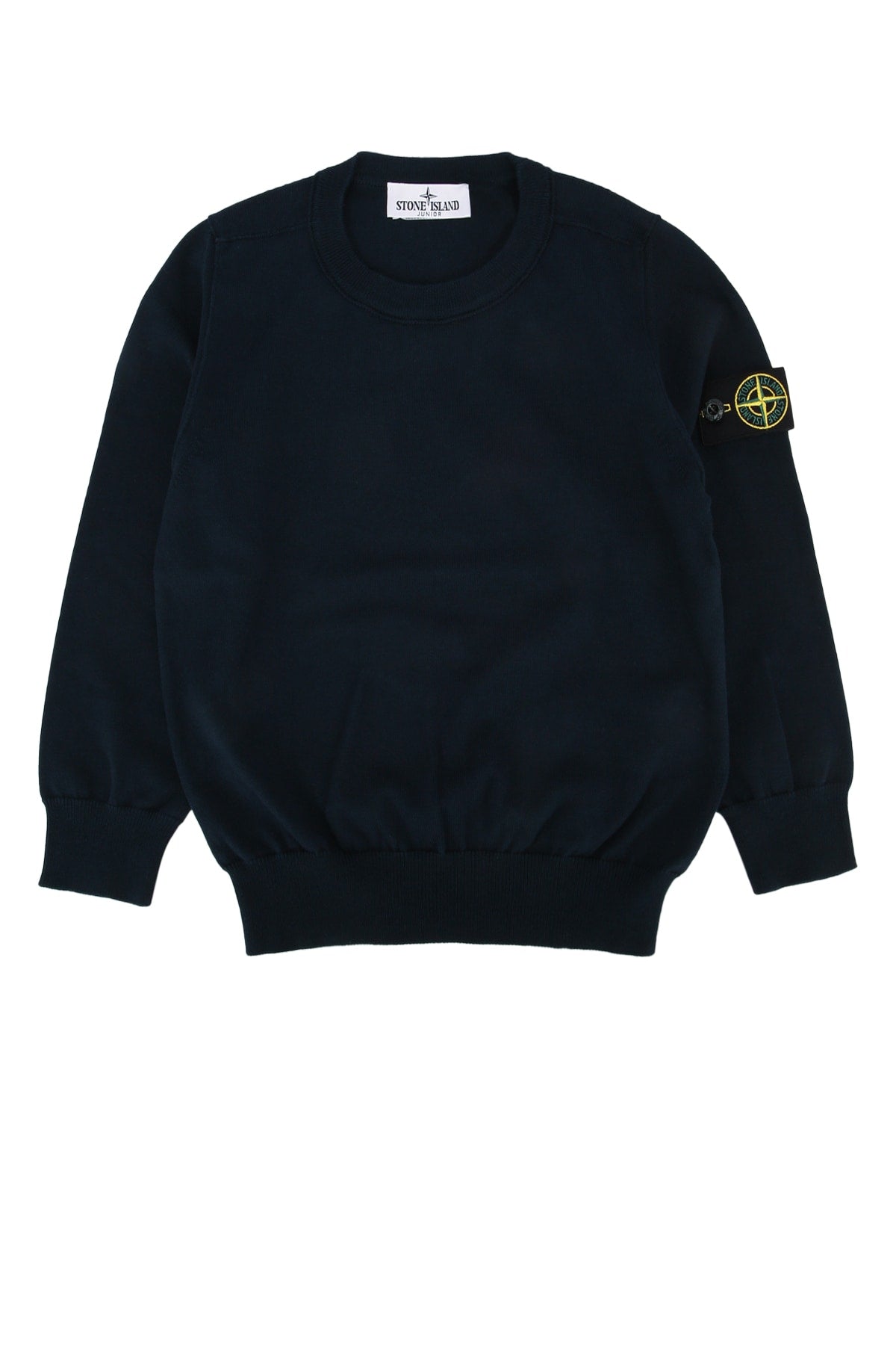 Stone Island Kids Neck Sweater — Navy
