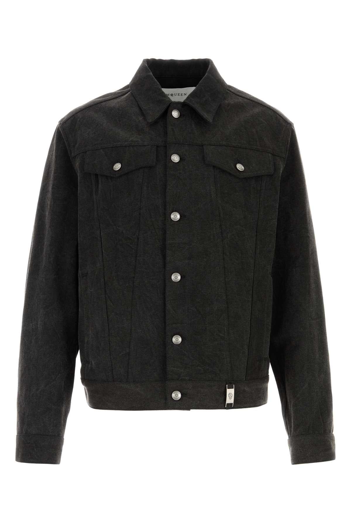 Alexander McQueen Denim Jacket — Gray