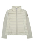 Moncler Jr Quilted Wool-Blend Down Jacket — Beige