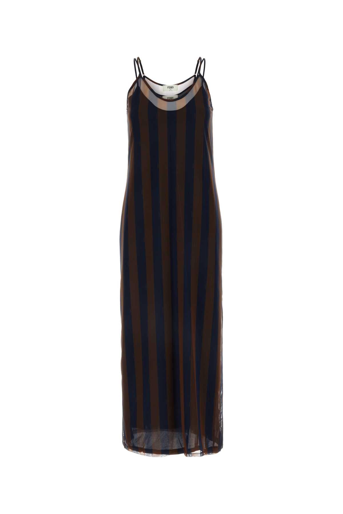 Fendi Tulle Dress — Navy