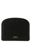 A.P.C. Leather Card Case — Black