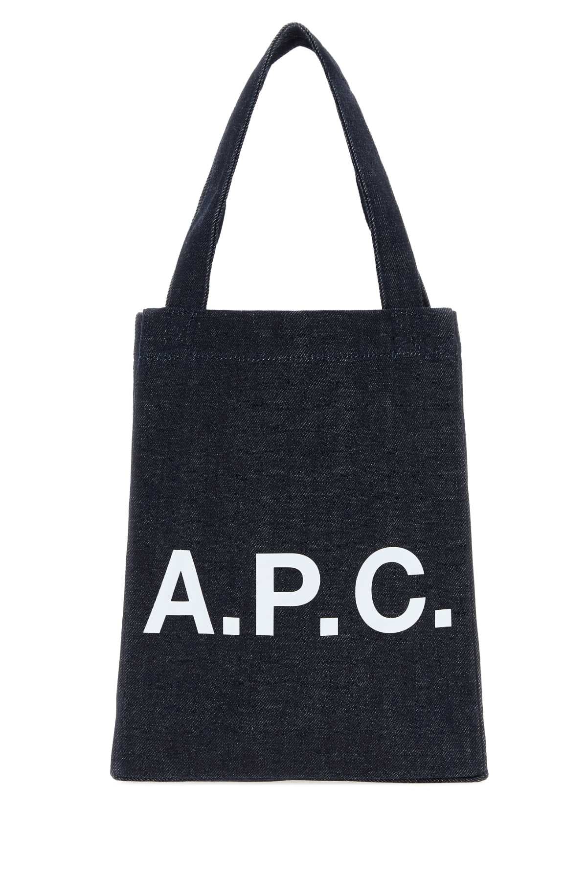 A.P.C. Lou Tote Bag — Navy