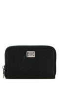 Dolce & Gabbana Textured Leather Wallet — Black