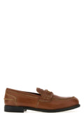 Miu Miu Calfleather Loafer — Brown