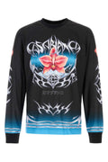 Casablanca Sleeve Sweatshirt — Black
