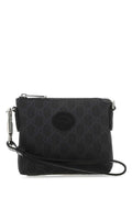 Gucci GG Supreme Fabric Crossbody Bag — Black
