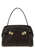 Ferragamo Quilted Leather Shoulder Bag — Black