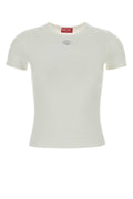 Diesel Stretch Cotton T-Shirt — White