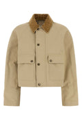 Burberry Utility Cotton Jacket — Beige