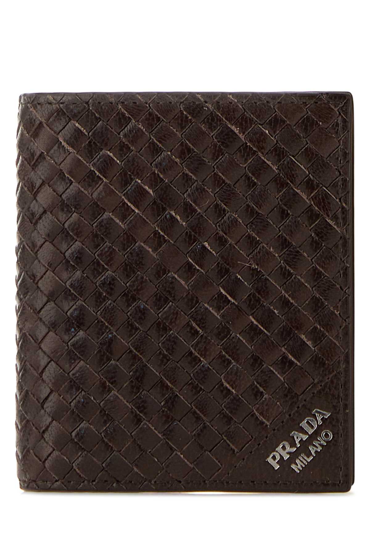 Prada Minuteria Wallet — Brown